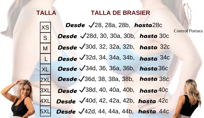 BRASIER PUSH UP (Tallas Plus XL Hasta 5XL)